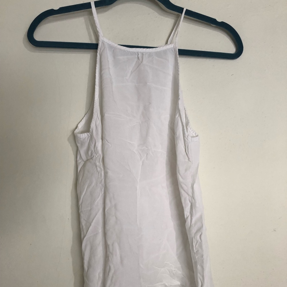 Cotton on white halter-ish tank